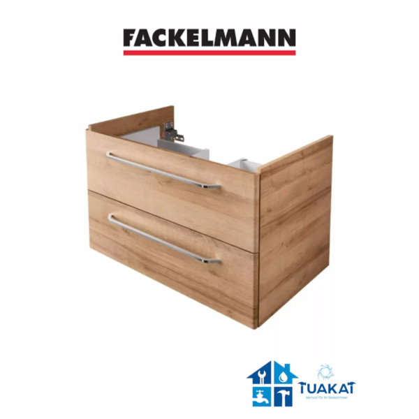 Fackelmann MILANO Waschbeckenunterschrank 80 cm, Ast Eiche