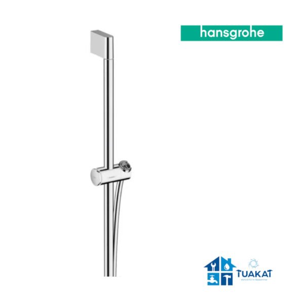 HANSGROHE Brausestange Unica/Pulsify 650mm mit Push Schieber und Brauseschlauch chrom
