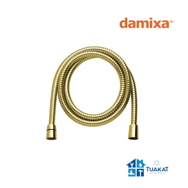 Damixa Metallschlauch 1500 mm edelmessing pvd